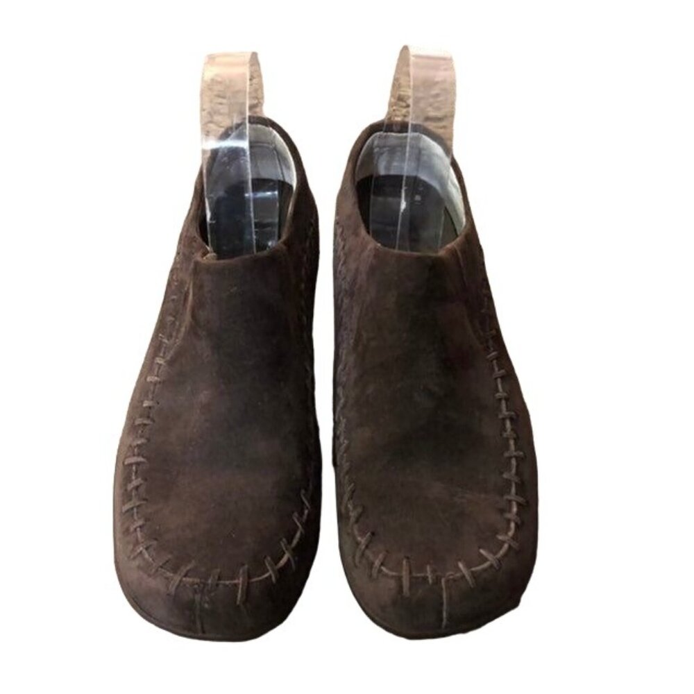 Merrell Wild Senna Brown Suede Slip-On Shoes Womens 8.5 Moccasin Style - Picture 2 of 12